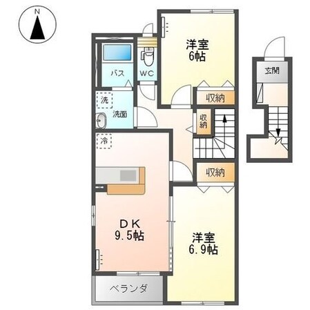 フェリスの物件間取画像